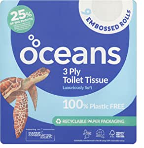 Oceans 3 Ply Luxurious Toilet Tissue 9 Pack RRP 6.50 CLEARANCE XL 5.99